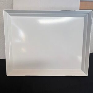 Chalk Couture White Reclaimed Metal Tray 9x12 Chalkology Craft Farmhouse Decor